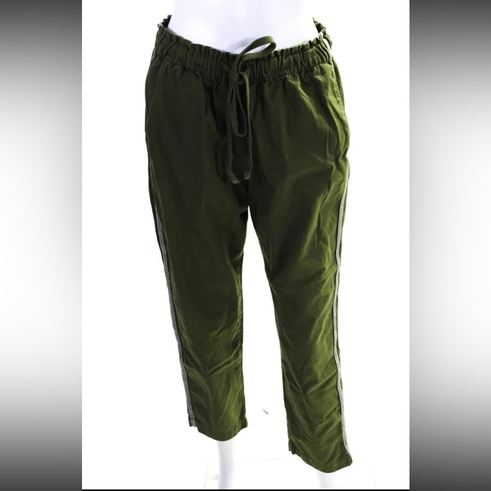 XiRENA Olive Green Ankle Drawstring Track Pants - Picture 3 of 10